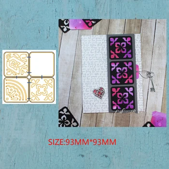 LLove CCraft Metal Cutting Dies 4pcs Backsplash for DIY Scrapbook Album Paper Card Decorative Craft Embossing Die 2019 NEW
LLove CCraft Metal Cutting Dies 4pcs Backsplash for DIY Scrapbook Album Paper Card Decorative Craft Embossing Die 2019 NEW