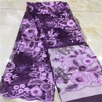 African Tulle Mesh Lace Fabric High Quality Nigeria Purple Sequins Lace Fabric French Net Lace Fabric With Sequins For Dress
African Tulle Mesh Lace Fabric High Quality Nigeria Purple Sequins Lace Fabric French Net Lace Fabric With Sequins For Dress