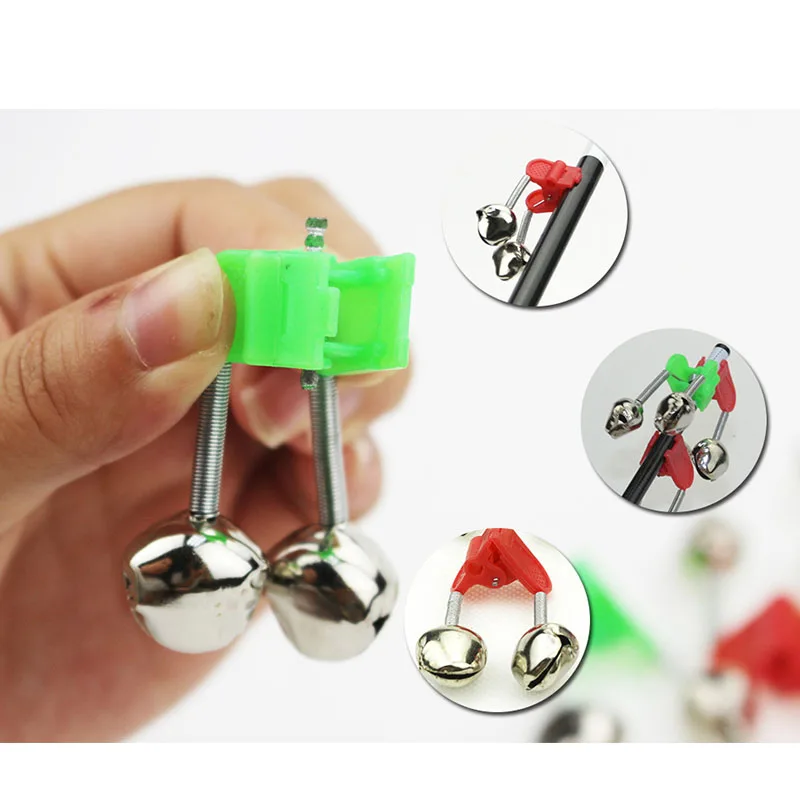 10Pcs/Lot Fishing Bite Alarms Fishing Rod Bells Rod Clamp Tip Clip Bells Ring ABS Fishing Accessory Red/Green Color
10Pcs/Lot Fishing Bite Alarms Fishing Rod Bells Rod Clamp Tip Clip Bells Ring ABS Fishing Accessory Red/Green Color