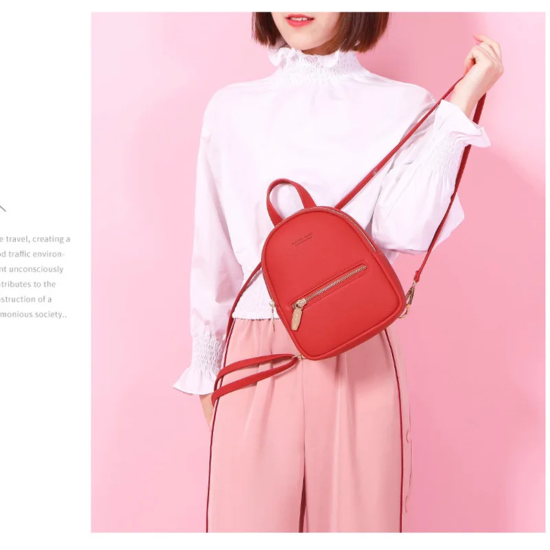 New Designer Fashion Woman Backpack Mini Soft Touch Multi-Function Small Female Ladies Shoulder Bag Girl Purse
New Designer Fashion Woman Backpack Mini Soft Touch Multi-Function Small Female Ladies Shoulder Bag Girl Purse