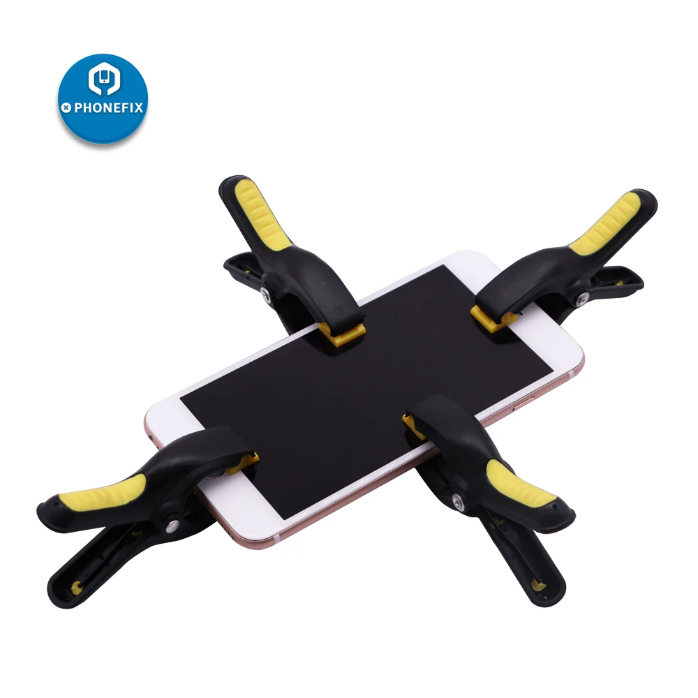 PHONEFIX 4pcs Plastic Clip Fixture LCD Screen Repair Fastening Clamp For iPhone iPad Samsung Tablet Cell Phone Screen Repair
PHONEFIX 4pcs Plastic Clip Fixture LCD Screen Repair Fastening Clamp For iPhone iPad Samsung Tablet Cell Phone Screen Repair