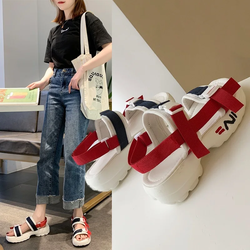Net red Roman sandals woman shoes 2019 summer new wild casual muffin thick bottom beach sneakers sandals and slippers
Net red Roman sandals woman shoes 2019 summer new wild casual muffin thick bottom beach sneakers sandals and slippers
