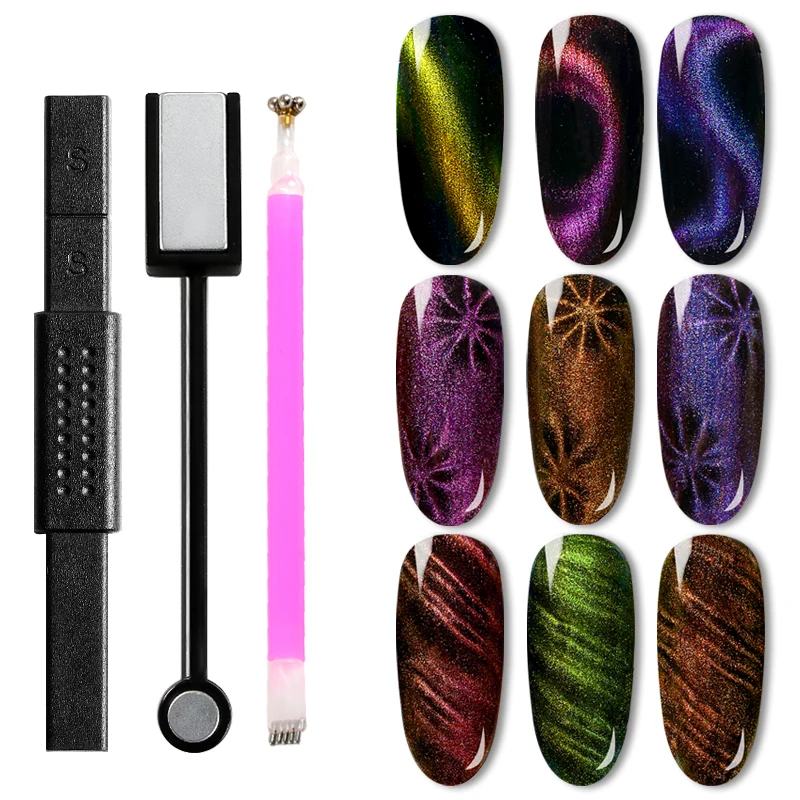 Mtssii 3D Cat Eye Magnet Nail Glitter Powder Magnetic Mirror Effect Pigment With Strong Magnet Stick for Nail UV Gel Polish
Mtssii 3D Cat Eye Magnet Nail Glitter Powder Magnetic Mirror Effect Pigment With Strong Magnet Stick for Nail UV Gel Polish