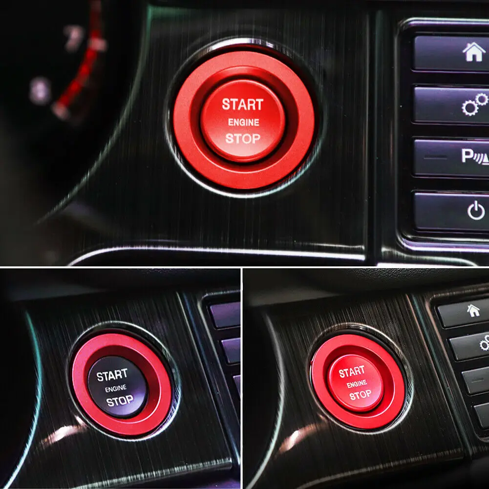 1x For Land Rover & Jaguar Aluminum Alloy Ignition Start Button Cover Trim Auto Red Keyless Engine Push Start Button Cover
1x For Land Rover & Jaguar Aluminum Alloy Ignition Start Button Cover Trim Auto Red Keyless Engine Push Start Button Cover