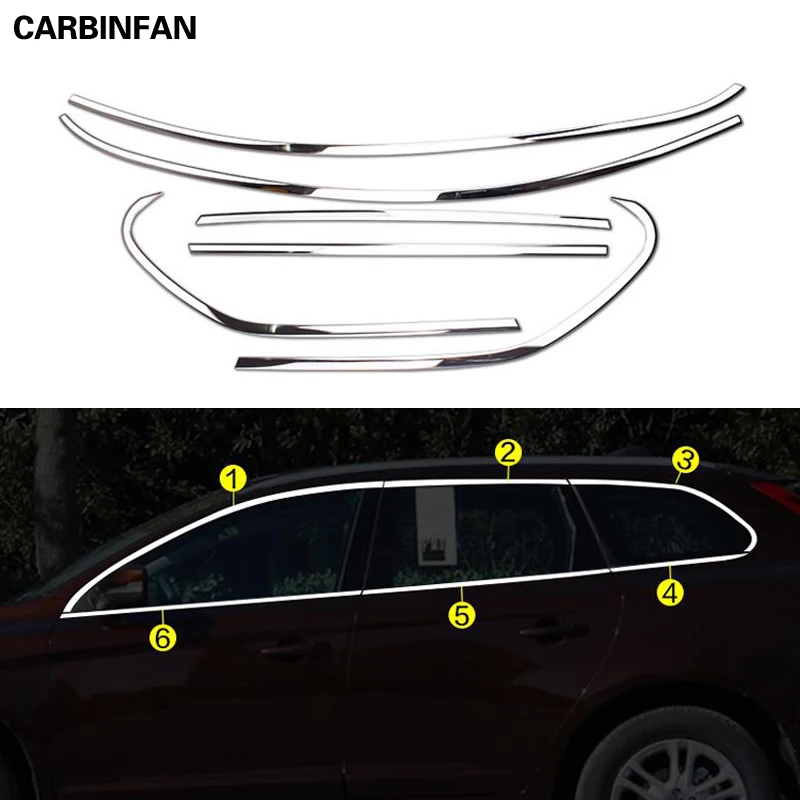 car accessories stainless steel chromium trim modified window bright sequins mouldings exterior parts For Volvo XC60
car accessories stainless steel chromium trim modified window bright sequins mouldings exterior parts For Volvo XC60