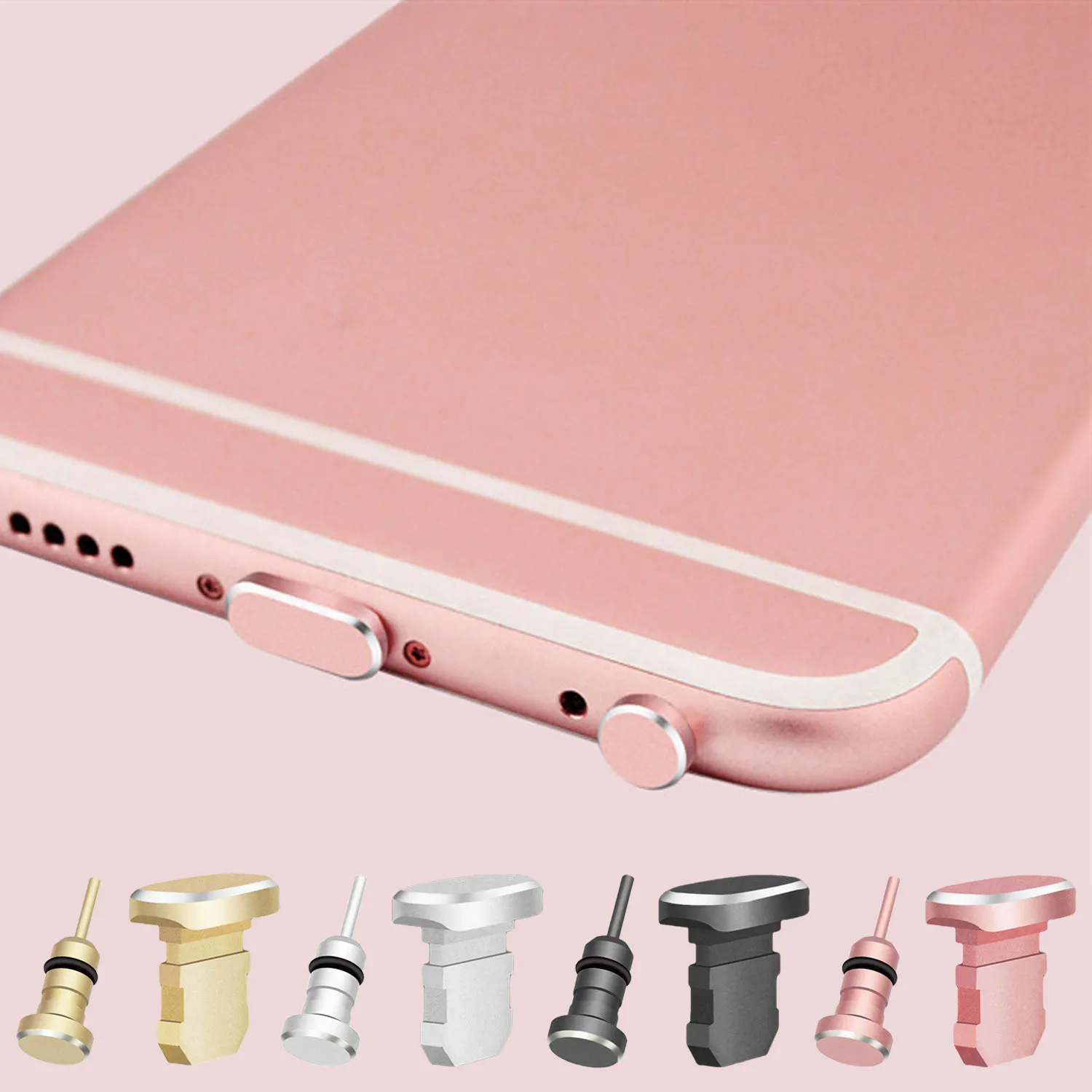 Metal 3.5mm Earphone Jack Dust Plug Anti-dust Ear Cap Charging Port DustPlug Gadgets Set for iPhone X 8 Plus 6s 5s SE iPad Mini
Metal 3.5mm Earphone Jack Dust Plug Anti-dust Ear Cap Charging Port DustPlug Gadgets Set for iPhone X 8 Plus 6s 5s SE iPad Mini