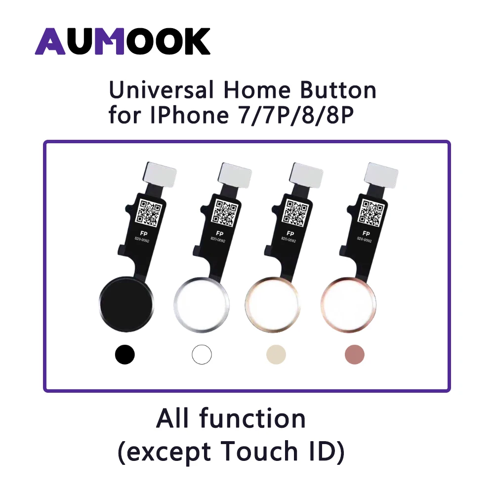 3rd Generation Universal Home Button For iPhone 7 7 plus 8 8 plus flex cable Restore ordinary home button return functions
3rd Generation Universal Home Button For iPhone 7 7 plus 8 8 plus flex cable Restore ordinary home button return functions