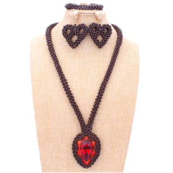 Fashion 2018 Jewelry Set Red Big Rhinestone African Beads Jewelry Sets Nigerian Necklace Jewelry Set For Women Free Shipping New
Fashion 2018 Jewelry Set Red Big Rhinestone African Beads Jewelry Sets Nigerian Necklace Jewelry Set For Women Free Shipping New