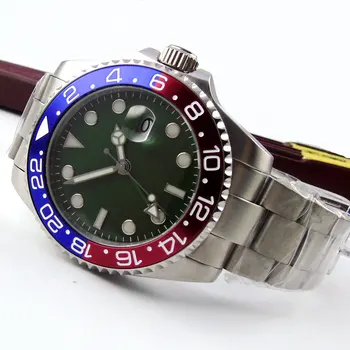 New Hot 43mm Bliger Green Sterile Dial GMT Date Sapphire Glass Luminous Hands Deployment Automatic Movement men's Watch
New Hot 43mm Bliger Green Sterile Dial GMT Date Sapphire Glass Luminous Hands Deployment Automatic Movement men's Watch