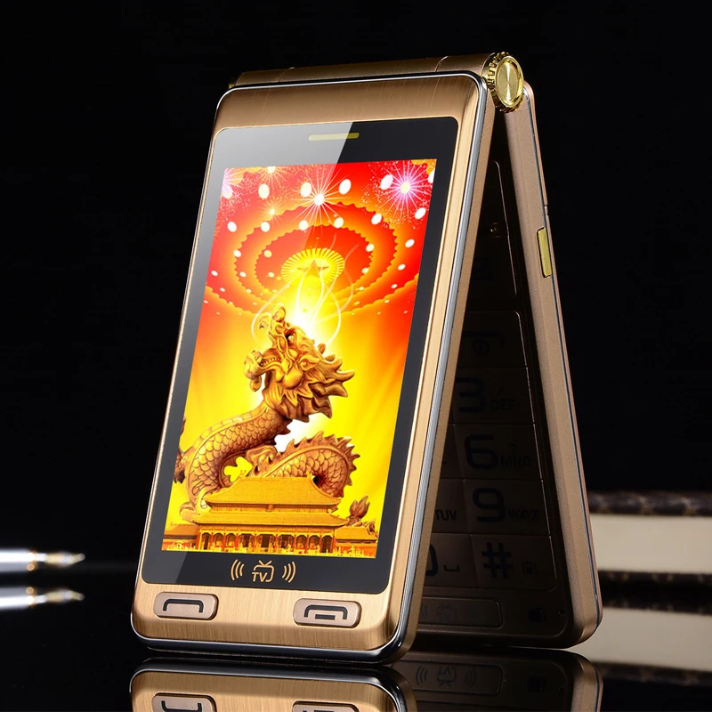 TKEXUN 4.0" Analog TV Dual Big Screen Dual SIM Card Touch Outer Side Screen One Key Senior Flip Mobile Phone Easy Working
TKEXUN 4.0" Analog TV Dual Big Screen Dual SIM Card Touch Outer Side Screen One Key Senior Flip Mobile Phone Easy Working