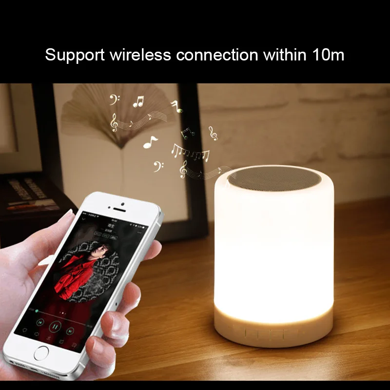 'The Best' Multifunctional Bluetooth Speaker Large Battery Capacity LED Adjustable Desktop Night Light 889
'The Best' Multifunctional Bluetooth Speaker Large Battery Capacity LED Adjustable Desktop Night Light 889