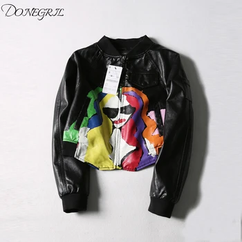 2020 autumn new Korean version of fashion Joker print bat sleeve PU leather jacket women's loose short long sleeved jacket
2020 autumn new Korean version of fashion Joker print bat sleeve PU leather jacket women's loose short long sleeved jacket