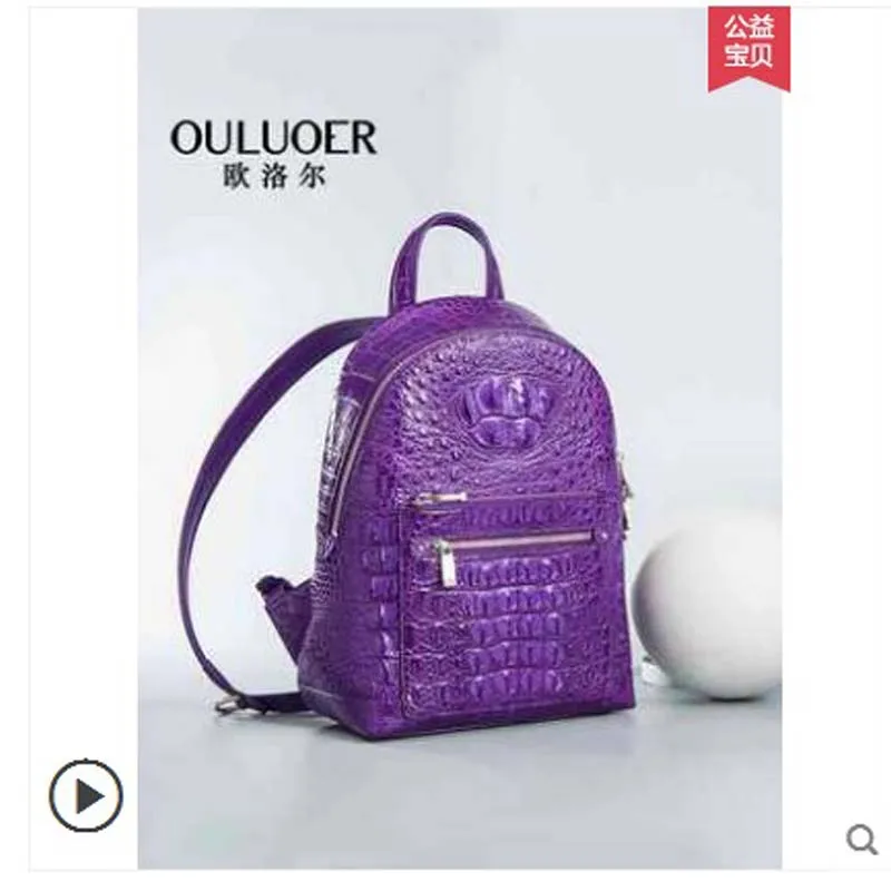 ouluoer New Thai crocodile backpack for ladies large capacity fashion classic backpack leather bag for ladies backpacks
ouluoer New Thai crocodile backpack for ladies large capacity fashion classic backpack leather bag for ladies backpacks