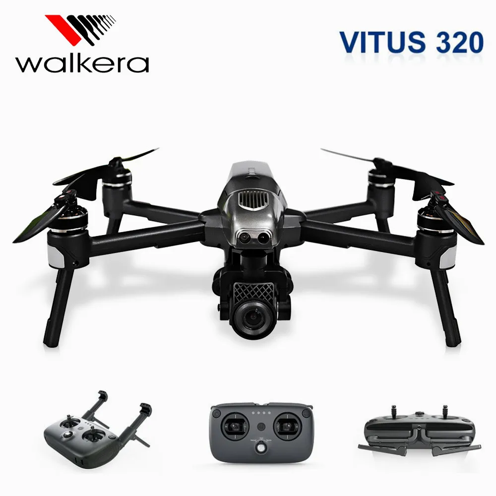 

Walkera VITUS 320 Foldable RC Drone RTF 5.8G FPV 4K UHD Camera / Infrared Obstacle Avoidance / AR Games RC Quadcopter