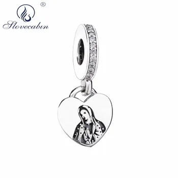 Slovecabin Original 925 Virgin of Guadalupe Pendant Charms 925 Sterling Silver Queen Beads Zircon Jewelry Making Bracelet
Slovecabin Original 925 Virgin of Guadalupe Pendant Charms 925 Sterling Silver Queen Beads Zircon Jewelry Making Bracelet