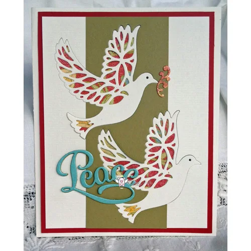 PP Craft metal cutting dies cut die mold New Peace dove bird Scarpbook paper craft knife mould blade punch stencils dies
PP Craft metal cutting dies cut die mold New Peace dove bird Scarpbook paper craft knife mould blade punch stencils dies