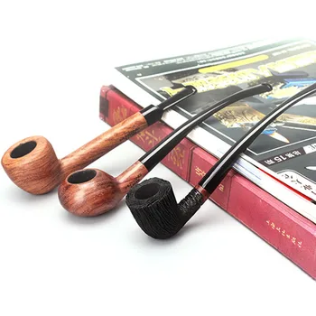Wooden Pipes for Smoking Briar Wood Bent Carving Smoke Tobacco Pipe Filter Dismountable Handle Pipe aa0334k01
Wooden Pipes for Smoking Briar Wood Bent Carving Smoke Tobacco Pipe Filter Dismountable Handle Pipe aa0334k01