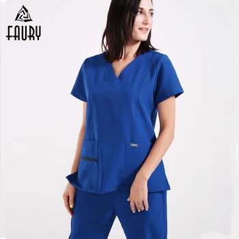 Scrub Sets Doctors Nurses Uniforms Medical Surgical Short-sleeved Hospital Clothing Dental Clinic Beauty Salon Workwear Overalls
Scrub Sets Doctors Nurses Uniforms Medical Surgical Short-sleeved Hospital Clothing Dental Clinic Beauty Salon Workwear Overalls