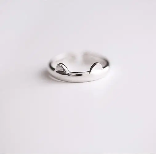 925 Sterling Silver Cat Ear Ring Design Cute S925 Jewelry Cat Ring For Women Young Girl Child Adjustable Freeshipping
925 Sterling Silver Cat Ear Ring Design Cute S925 Jewelry Cat Ring For Women Young Girl Child Adjustable Freeshipping