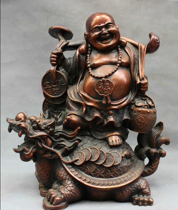 song voge gem S5461 15" Chinese Pure Bronze RuYi Coin YuanBao Maitreya Buddha Dragon Turtle Statue 
song voge gem S5461 15" Chinese Pure Bronze RuYi Coin YuanBao Maitreya Buddha Dragon Turtle Statue