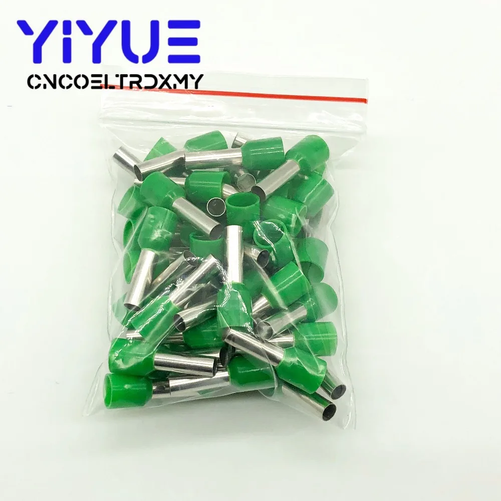 E6012 Tube insulating terminals 6.0MM2 100PCS/Pack Insulated Cable Wire Connector Insulating Crimp Terminal Connector E
E6012 Tube insulating terminals 6.0MM2 100PCS/Pack Insulated Cable Wire Connector Insulating Crimp Terminal Connector E