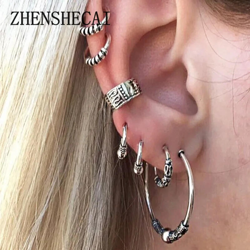 Steampunk Ancient silver Color Big Earrings Simple Style Earring High Quality Engagement Gift Jewelry Brinco Argola
Steampunk Ancient silver Color Big Earrings Simple Style Earring High Quality Engagement Gift Jewelry Brinco Argola