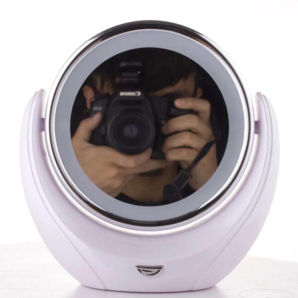 Makeups Beauty Mirror High-end Desktop Led Lights Can Be Rotated 360 Degrees Makeup Mirror Double-Sided Mirror
Makeups Beauty Mirror High-end Desktop Led Lights Can Be Rotated 360 Degrees Makeup Mirror Double-Sided Mirror