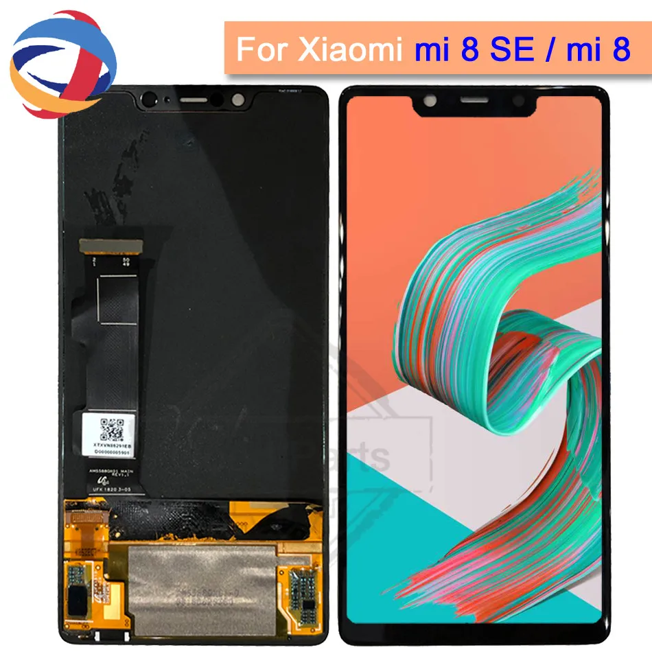 

Super Amoled lcd For 5.88" Xiaomi Mi8 SE Mi 8 SE MI8SE Screen Display+Touch Screen Digitizer with Frame replacement Mi 8 se Lcd