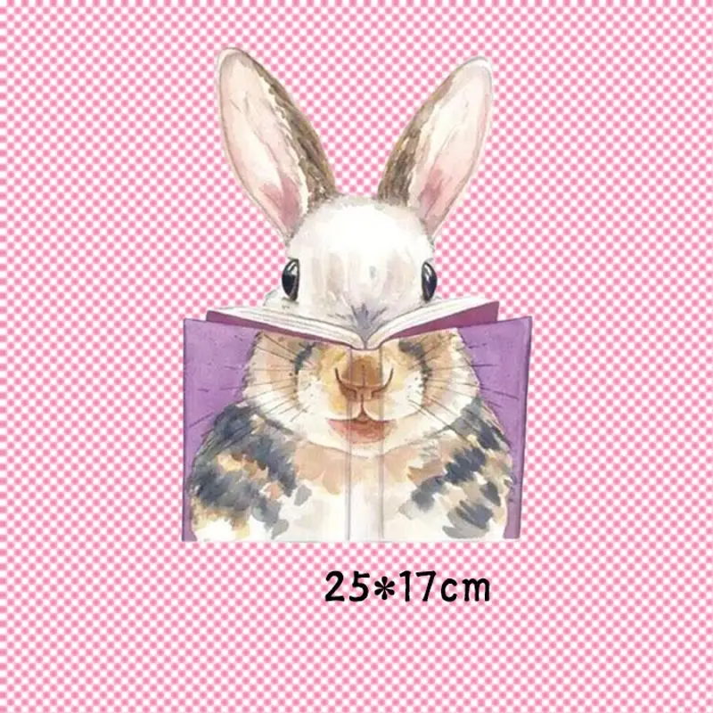 3pcs 25x17cm Cute rabbit Iron On Stickers Washable Appliques A-level Patches Heat Transfer For DIY T-shirt Accessory Clothing
3pcs 25x17cm Cute rabbit Iron On Stickers Washable Appliques A-level Patches Heat Transfer For DIY T-shirt Accessory Clothing