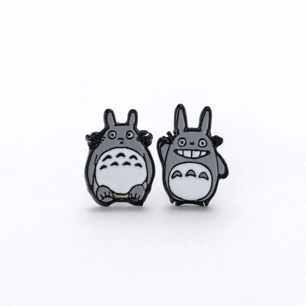 Totoro Cartoon Earring Cute Enamel Stud Earrings For Women Gift Fashion Jewelry Small Stainless Steel Totoro Animal Kids Earring
Totoro Cartoon Earring Cute Enamel Stud Earrings For Women Gift Fashion Jewelry Small Stainless Steel Totoro Animal Kids Earring