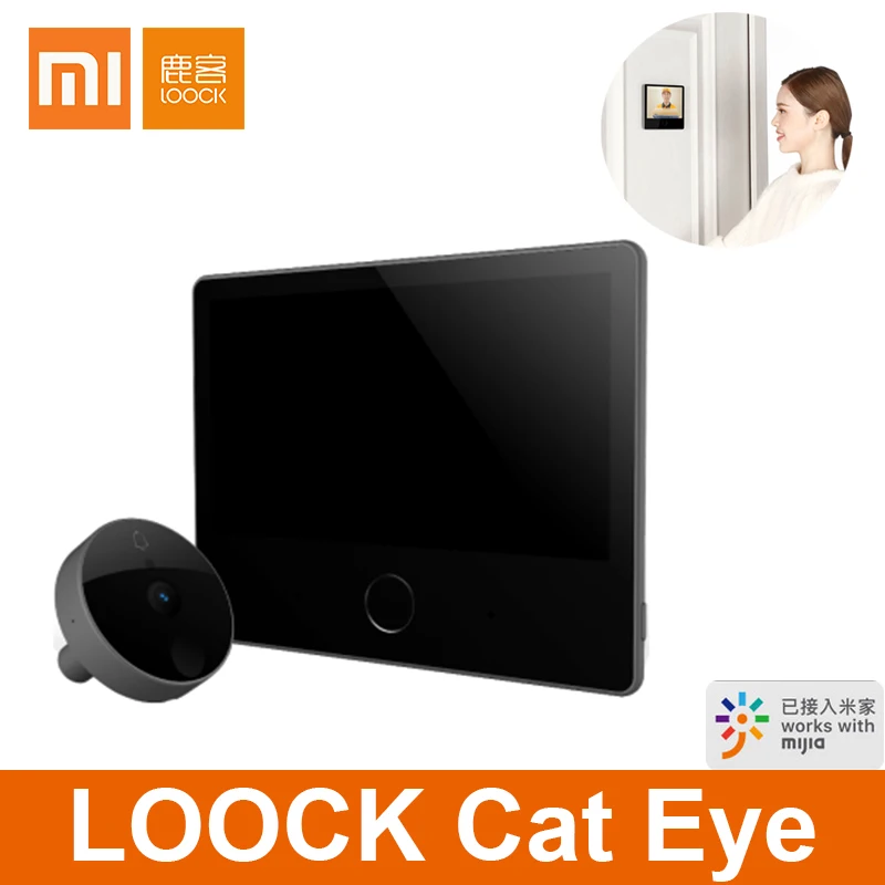 

Xiaomi luke smart Video intercom Cat Eye caty Face detector night vision two way audio mijia doorbell LSC-Y01 Original