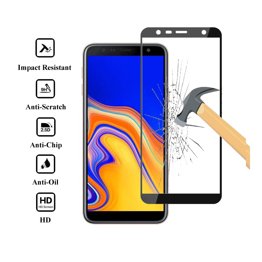 For Samsung J4 Plus 2018 Full Cover Tempered Glass For Samsung Galaxy J4 Plus 2018 J4+ Screen Protector Protective Glass Film
For Samsung J4 Plus 2018 Full Cover Tempered Glass For Samsung Galaxy J4 Plus 2018 J4+ Screen Protector Protective Glass Film