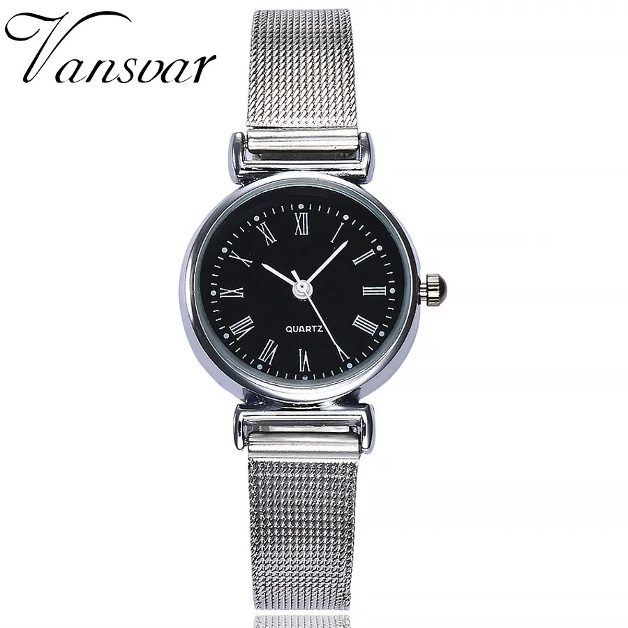 Vansvar Fashion Brand Women Watches Quartz Stainless Steel Marble Strap Sliver Watch Analog Mens Clock Wrist Watch relogio
Vansvar Fashion Brand Women Watches Quartz Stainless Steel Marble Strap Sliver Watch Analog Mens Clock Wrist Watch relogio