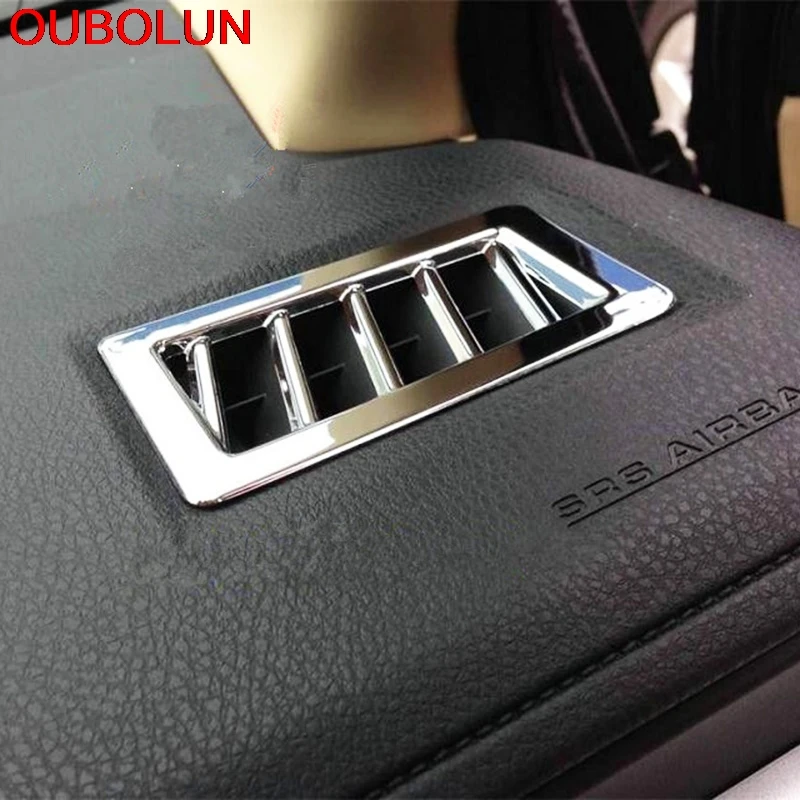 Подходит для Toyota Corolla Altis E170 2013 2014 2017 ABS Хромированная консоль Кондиционер Выход