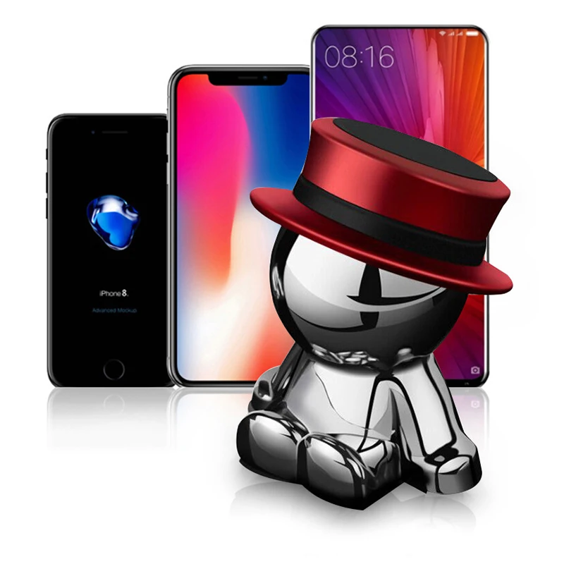 360 degree rotating phone holder Car Crafts Phone Holder Hat-men Mobile Phone Stand Multi-functional Creative Mobile Accessory
360 degree rotating phone holder Car Crafts Phone Holder Hat-men Mobile Phone Stand Multi-functional Creative Mobile Accessory