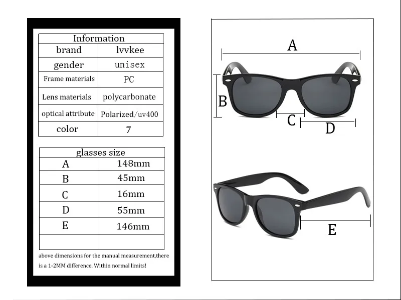 Бренд LVVKEE хит продаж мужские/женские поляризационные солнцезащитные очки для