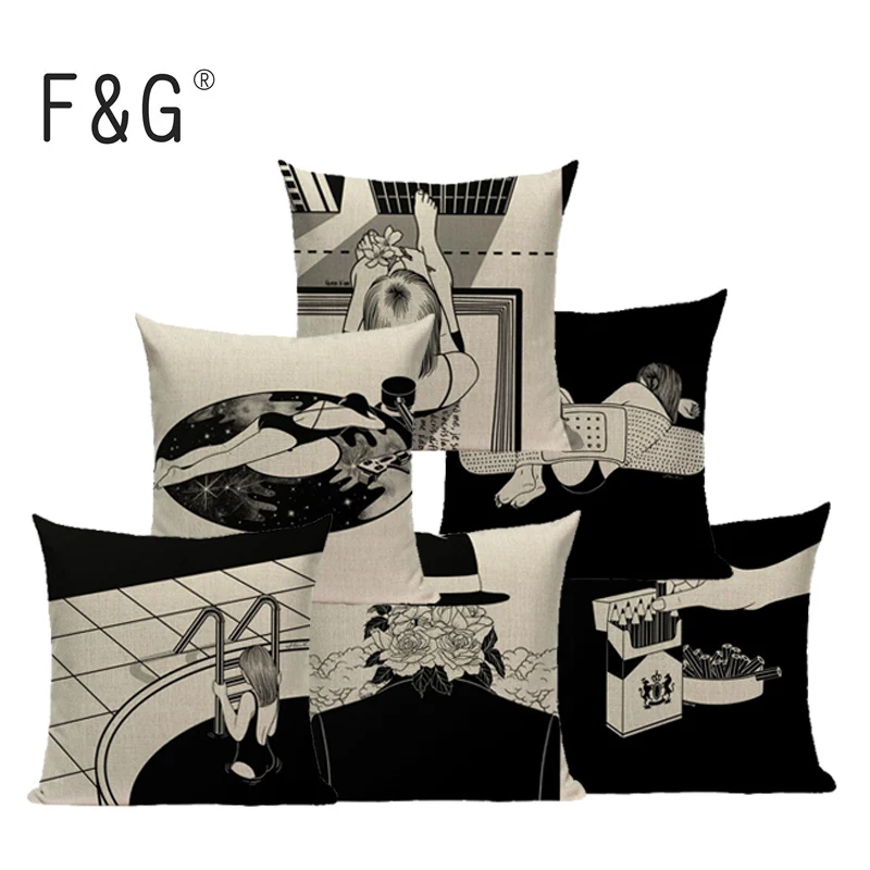 Human life art painting Cotton Linen Cushion Covers Decorative Pillowcases Abstract Printed Chair Pillow Cushions Home Deco
Human life art painting Cotton Linen Cushion Covers Decorative Pillowcases Abstract Printed Chair Pillow Cushions Home Deco