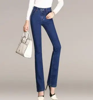 High waist casual denim jeans straight pants for women plus size full length cotton blend spring autumn new fashion zjx0703
High waist casual denim jeans straight pants for women plus size full length cotton blend spring autumn new fashion zjx0703