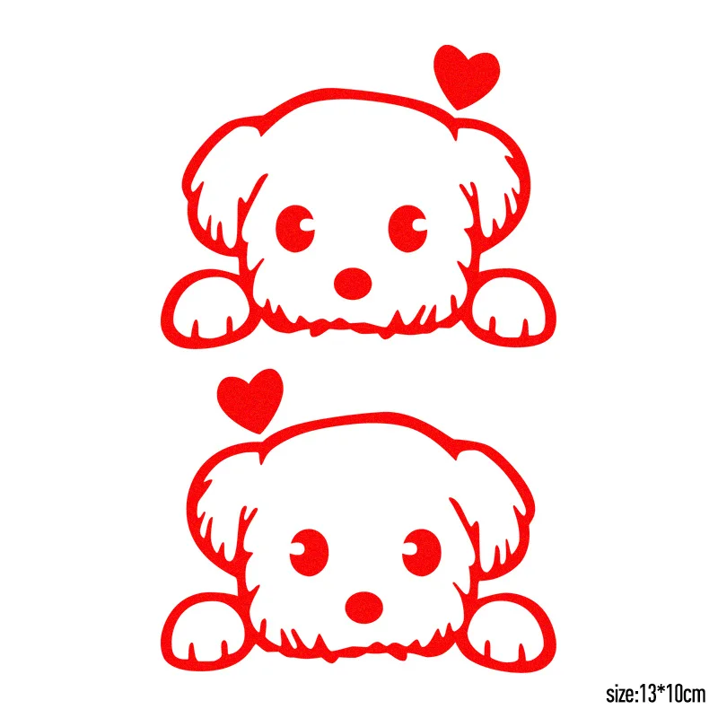 3 Pairs Customizable Lovely dog Rearview Mirror stickers decal Car-Styling For all car accessories
3 Pairs Customizable Lovely dog Rearview Mirror stickers decal Car-Styling For all car accessories