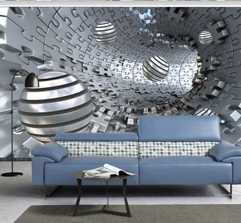 Bacaz Abtract Stereo Metal Ball Tunnel 3D Space Wallpaper Mural for Living Room 3D Wall Mural Wall paper Stickers Wall Art Decal
Bacaz Abtract Stereo Metal Ball Tunnel 3D Space Wallpaper Mural for Living Room 3D Wall Mural Wall paper Stickers Wall Art Decal