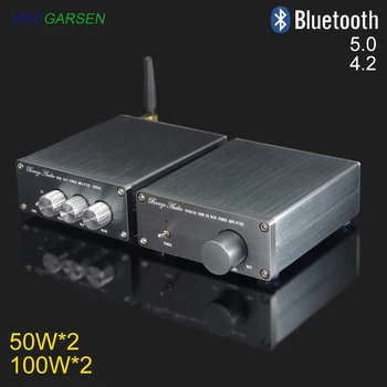 HIFI 2.0 Stereo Wireless Bluetooth Digital Amplifier NE5532 Preamp Module TPA3116D2 50W*2 100W*2 Class D HiFI Car Home Amplifier
HIFI 2.0 Stereo Wireless Bluetooth Digital Amplifier NE5532 Preamp Module TPA3116D2 50W*2 100W*2 Class D HiFI Car Home Amplifier