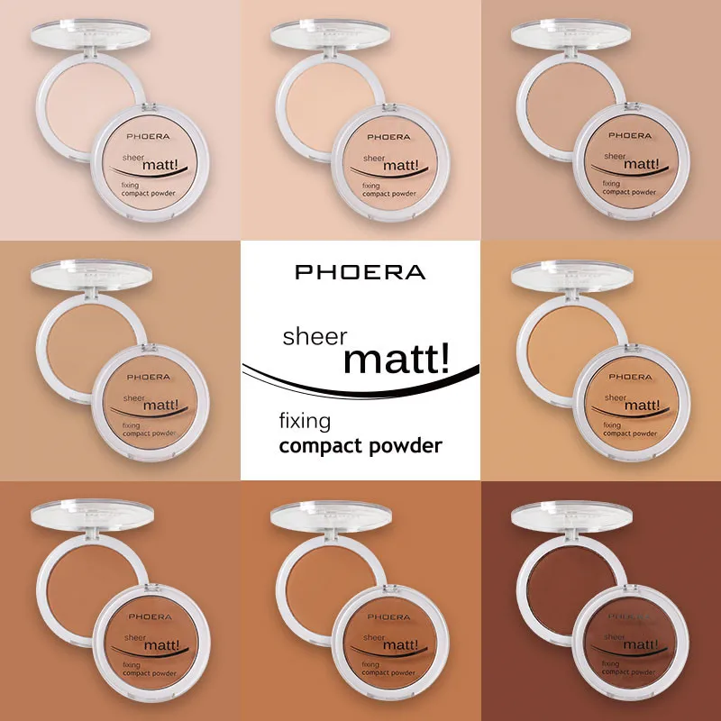 PHOERA Face Pressed Matte Mineral 8 Color Powder Foundations Oil-control Brighten Concealer Blush Powder Cake Cosmetics
PHOERA Face Pressed Matte Mineral 8 Color Powder Foundations Oil-control Brighten Concealer Blush Powder Cake Cosmetics