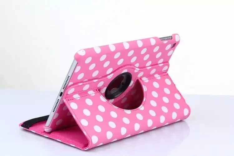 Ultra Slim Polka Dot 360 Degree Rotation Flip Stand PU Leather Holder Pouch Case Cover For Apple ipad mini 4 Mini4 4Gen Tablet
Ultra Slim Polka Dot 360 Degree Rotation Flip Stand PU Leather Holder Pouch Case Cover For Apple ipad mini 4 Mini4 4Gen Tablet