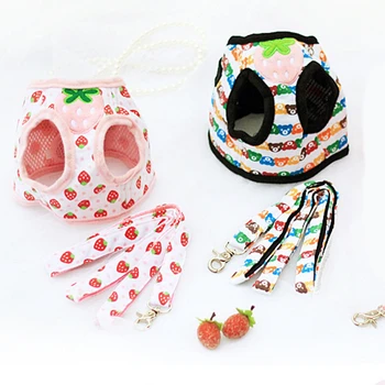 Pet Dog Vest Harnesses Cute Strawberry Bear Small Dogs Harness Puppy Cat Collar Pets Chest Strap Leash Set Dog Harnesses
Pet Dog Vest Harnesses Cute Strawberry Bear Small Dogs Harness Puppy Cat Collar Pets Chest Strap Leash Set Dog Harnesses