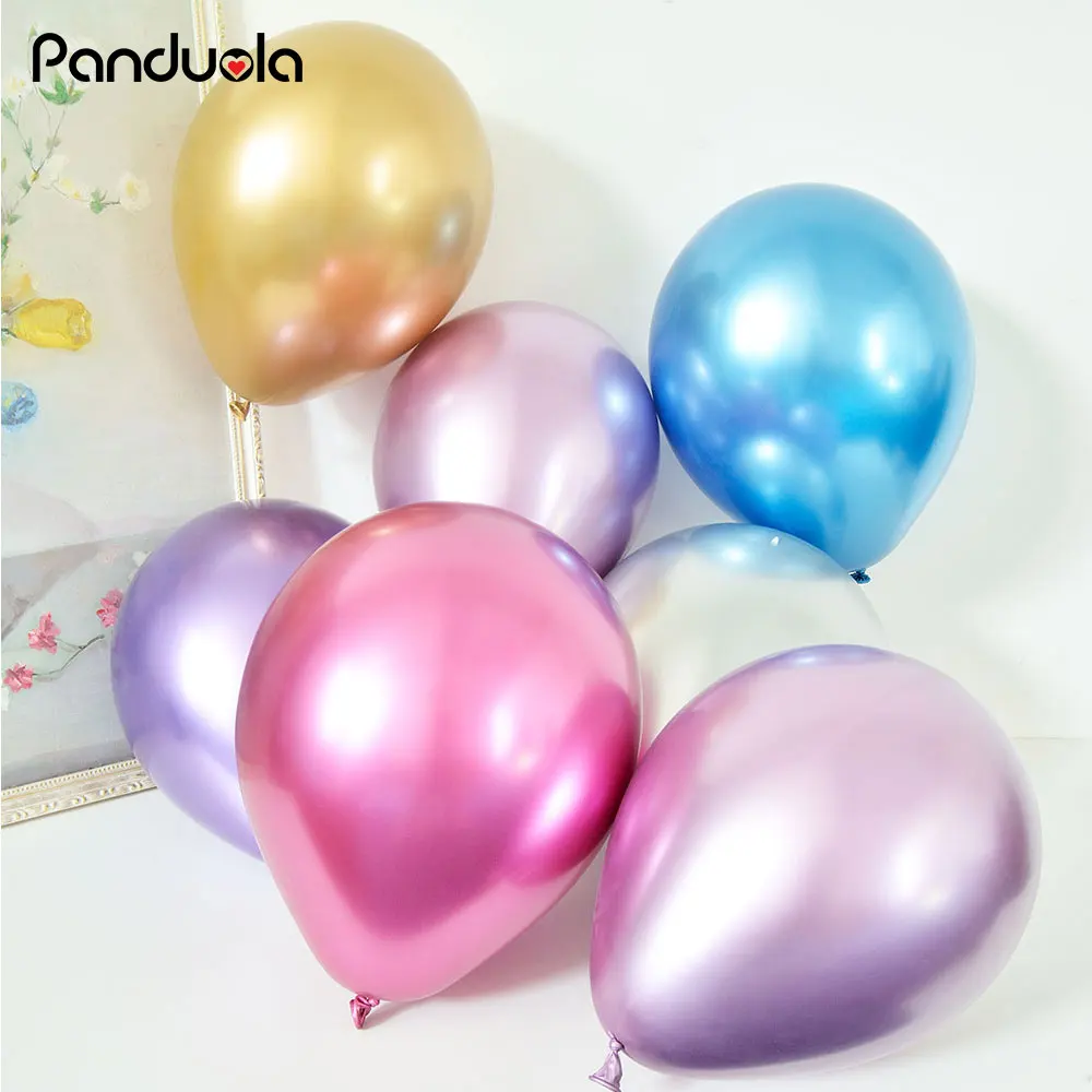 Metal Pearl Latex Balloons 12" Thick Metallic Colors Inflatable Air Balloons Globos Metalicos Party Decoration balls
Metal Pearl Latex Balloons 12" Thick Metallic Colors Inflatable Air Balloons Globos Metalicos Party Decoration balls