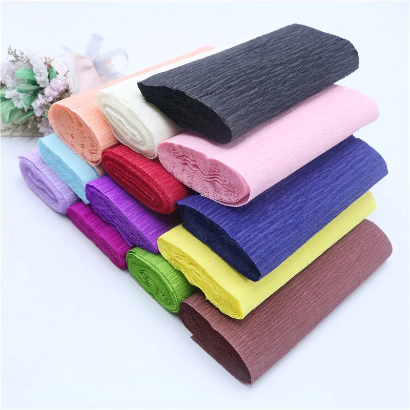 250cm Colorful Tissue Wrinkles Paper Rolls Wide 10cm 15cm 25cm Creping Paper Streamer DIY Craft Paper for Wedding Christmas Deco
250cm Colorful Tissue Wrinkles Paper Rolls Wide 10cm 15cm 25cm Creping Paper Streamer DIY Craft Paper for Wedding Christmas Deco