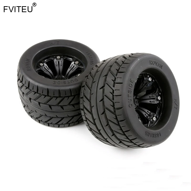 FVITEU Rubber Off-road Wheel Tires set Fit 1/8 scale HPI Racing Savage XL FLUX Rovan Torland truck parts RC MONSTER BRUSHLESS
FVITEU Rubber Off-road Wheel Tires set Fit 1/8 scale HPI Racing Savage XL FLUX Rovan Torland truck parts RC MONSTER BRUSHLESS
