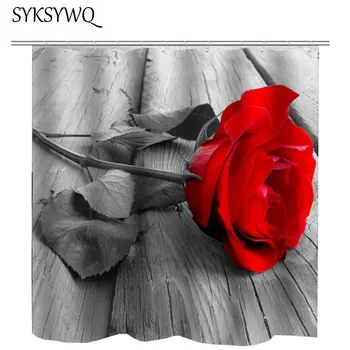 2019 Valentine Shower Curtain 3D Red Rose Flower Bathroom Curtain Waterproof Fabric Polyester Bath Curtain Rideau De Douche
2019 Valentine Shower Curtain 3D Red Rose Flower Bathroom Curtain Waterproof Fabric Polyester Bath Curtain Rideau De Douche