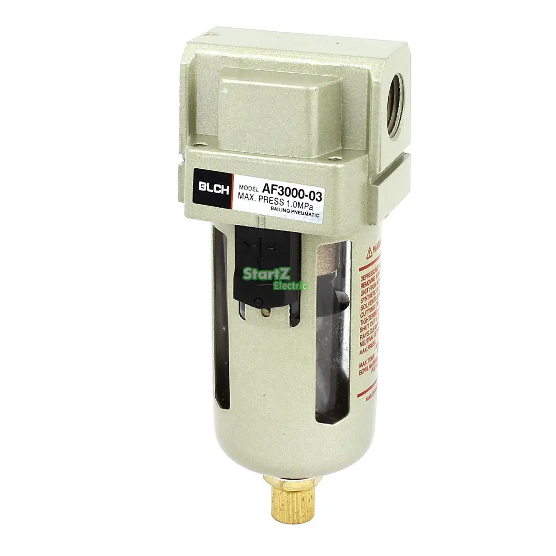 Воздушный фильтр AF3000-03D G3/8 ", устройство очистки источника воздуха SMC типа с автоматическим сливом
Воздушный фильтр AF3000-03D G3/8 ", устройство очистки источника воздуха SMC типа с автоматическим сливом