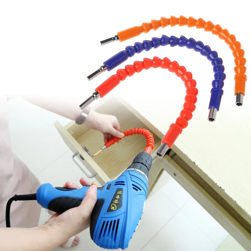 OOTDTY 295mm Extension Screwdriver Drill Bit Flexible Shaft Bit Holder Connecting Link
OOTDTY 295mm Extension Screwdriver Drill Bit Flexible Shaft Bit Holder Connecting Link